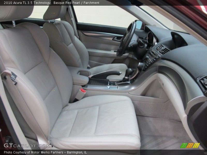 Basque Red Pearl / Parchment 2010 Acura TL 3.5 Technology