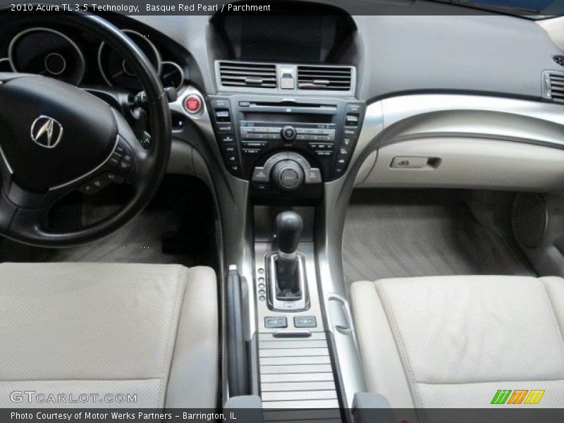Basque Red Pearl / Parchment 2010 Acura TL 3.5 Technology