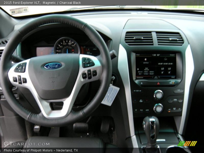 Magnetic / Charcoal Black 2015 Ford Explorer XLT