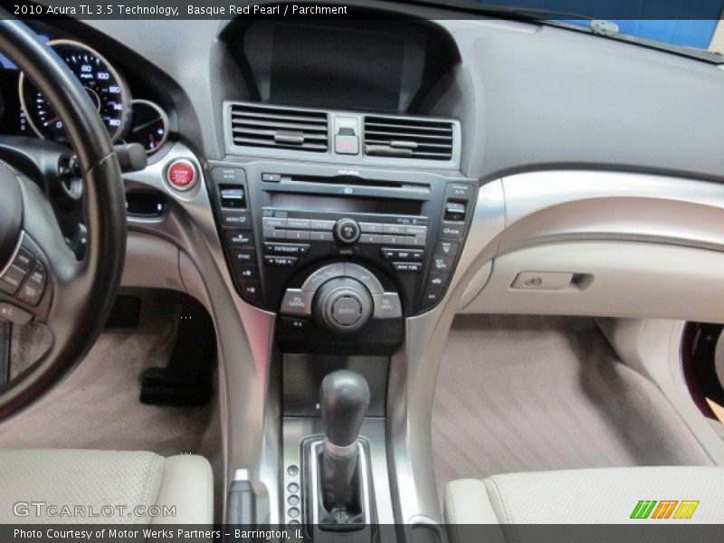 Basque Red Pearl / Parchment 2010 Acura TL 3.5 Technology