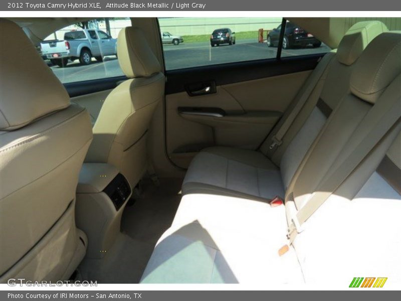 Attitude Black Metallic / Light Gray 2012 Toyota Camry Hybrid XLE
