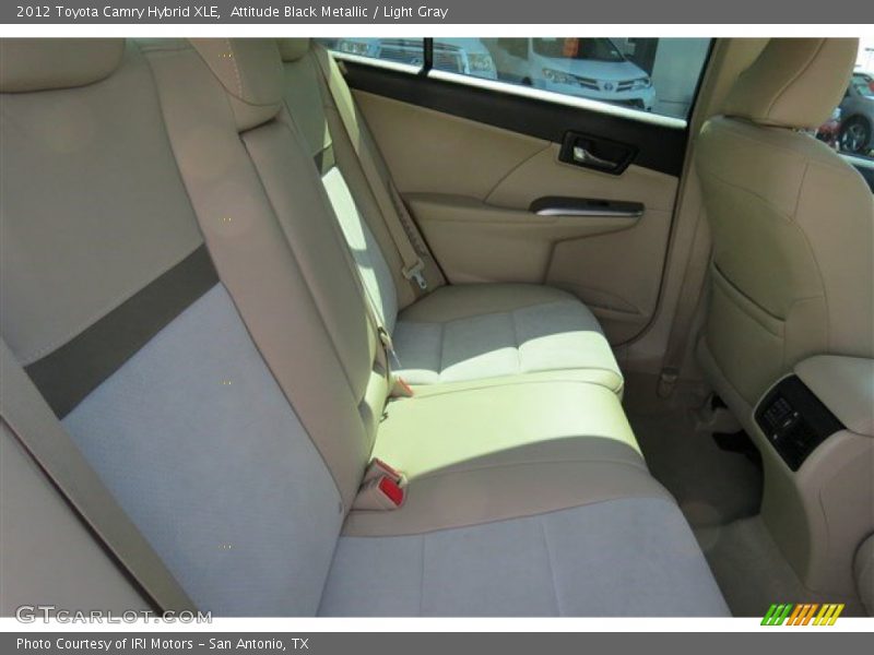Attitude Black Metallic / Light Gray 2012 Toyota Camry Hybrid XLE