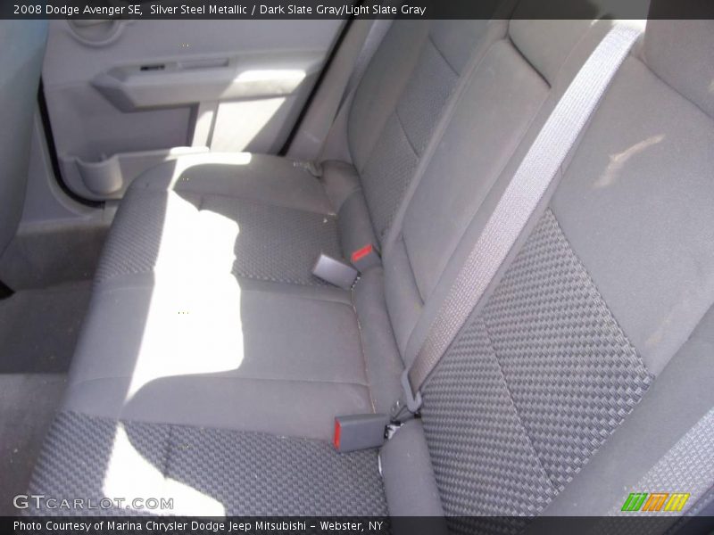 Silver Steel Metallic / Dark Slate Gray/Light Slate Gray 2008 Dodge Avenger SE