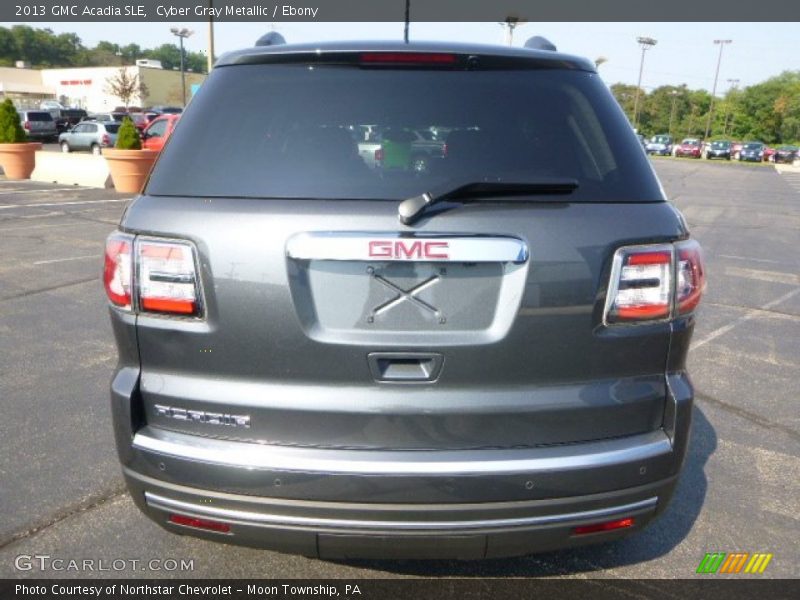 Cyber Gray Metallic / Ebony 2013 GMC Acadia SLE