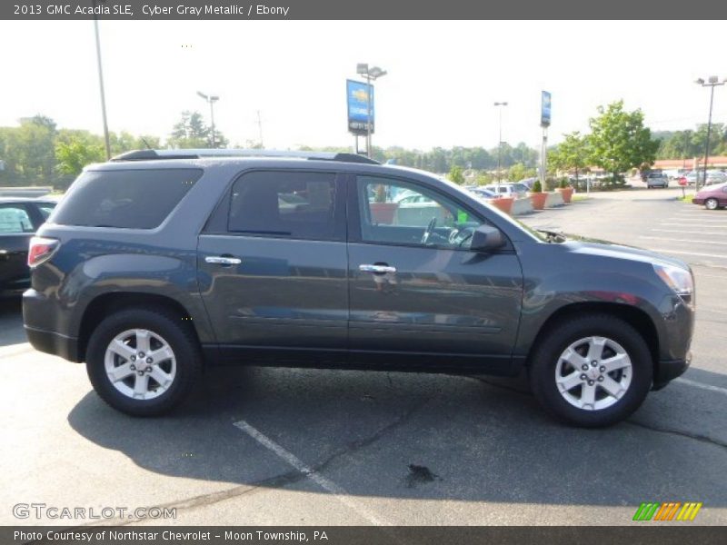 Cyber Gray Metallic / Ebony 2013 GMC Acadia SLE