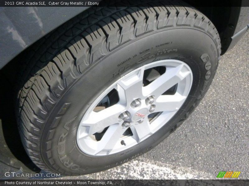 Cyber Gray Metallic / Ebony 2013 GMC Acadia SLE