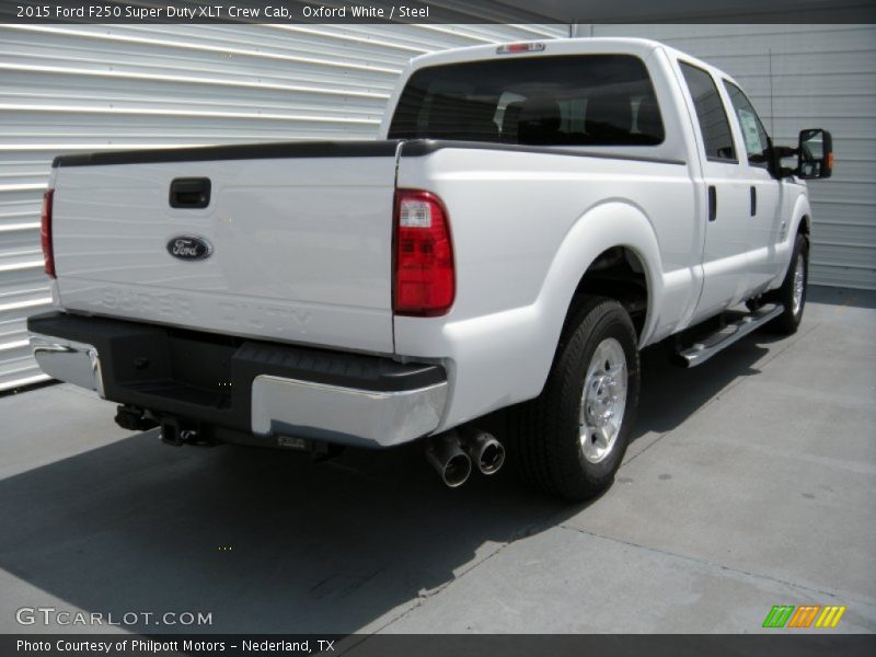 Oxford White / Steel 2015 Ford F250 Super Duty XLT Crew Cab