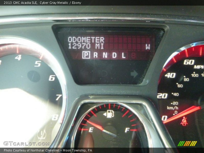 Cyber Gray Metallic / Ebony 2013 GMC Acadia SLE
