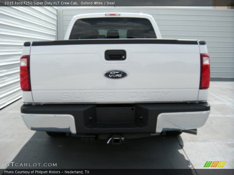 Oxford White / Steel 2015 Ford F250 Super Duty XLT Crew Cab