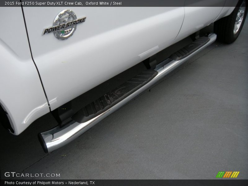Oxford White / Steel 2015 Ford F250 Super Duty XLT Crew Cab