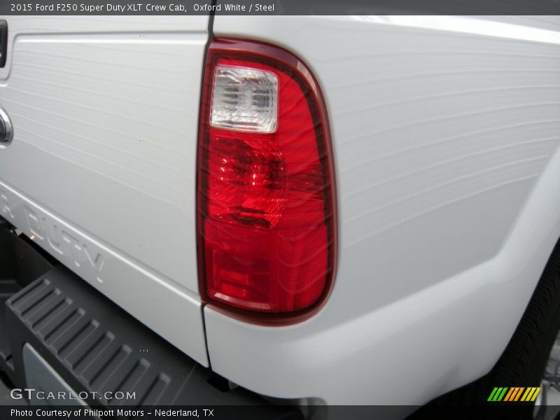 Oxford White / Steel 2015 Ford F250 Super Duty XLT Crew Cab