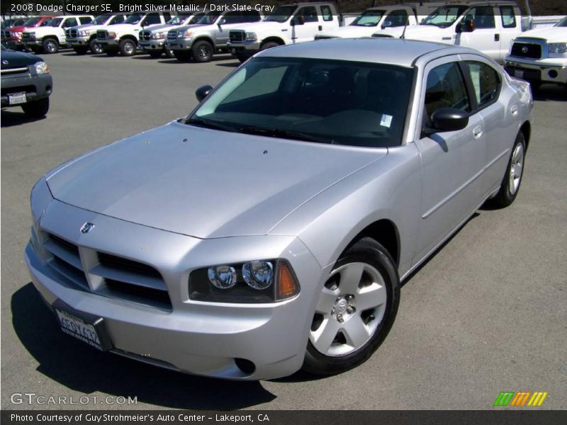 Bright Silver Metallic / Dark Slate Gray 2008 Dodge Charger SE