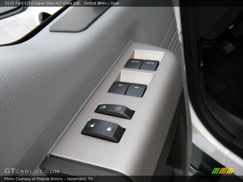 Oxford White / Steel 2015 Ford F250 Super Duty XLT Crew Cab