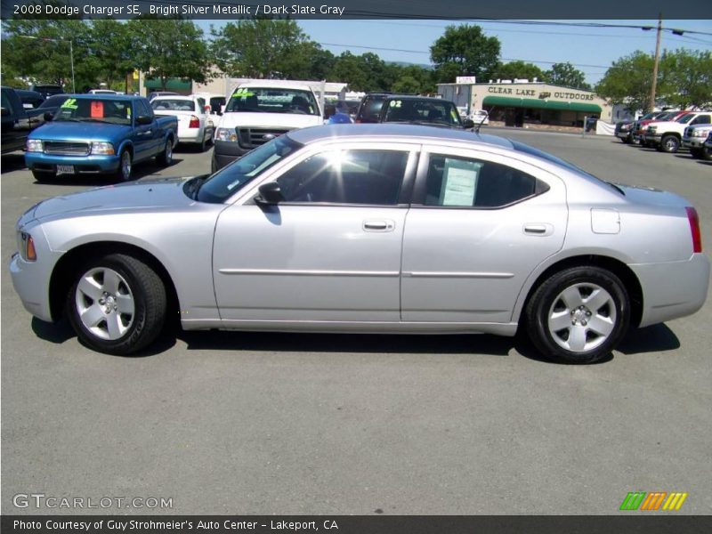 Bright Silver Metallic / Dark Slate Gray 2008 Dodge Charger SE