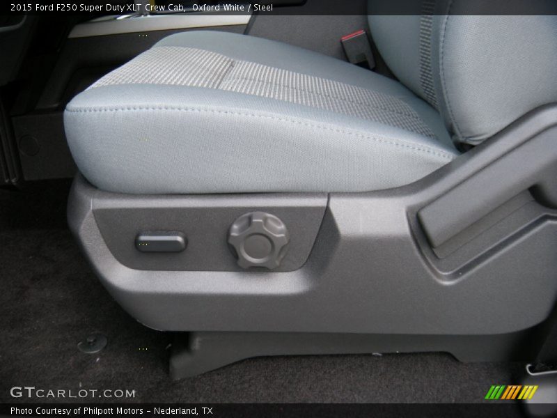 Oxford White / Steel 2015 Ford F250 Super Duty XLT Crew Cab