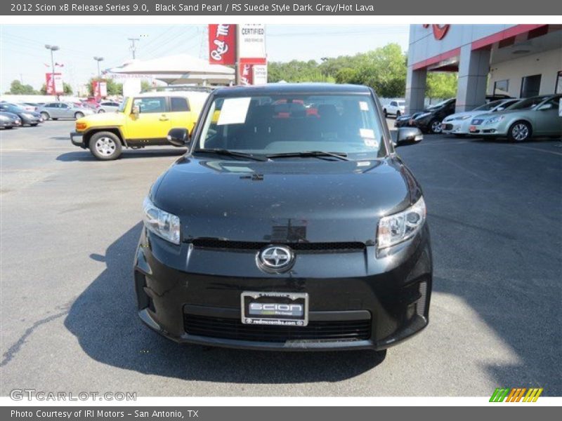 Black Sand Pearl / RS Suede Style Dark Gray/Hot Lava 2012 Scion xB Release Series 9.0