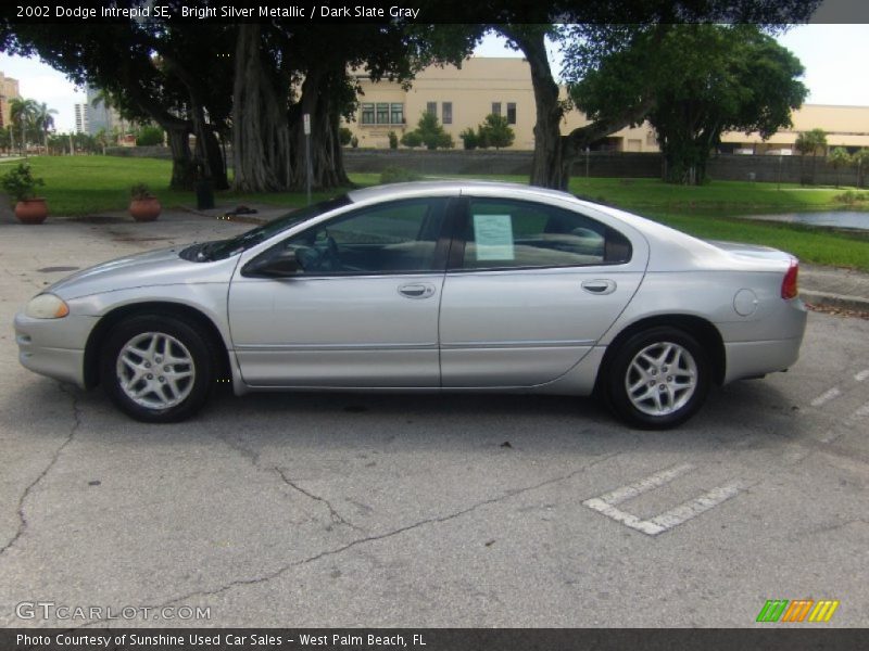 Bright Silver Metallic / Dark Slate Gray 2002 Dodge Intrepid SE