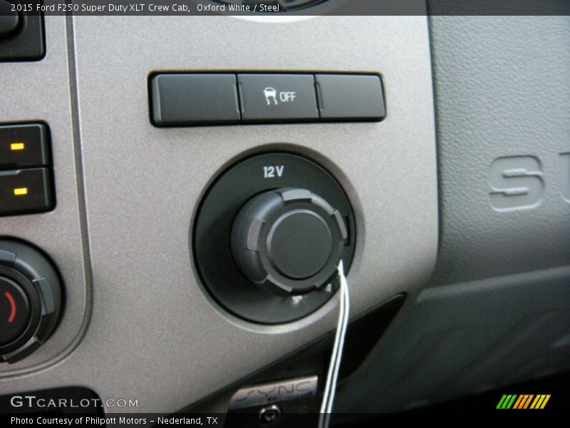 Oxford White / Steel 2015 Ford F250 Super Duty XLT Crew Cab