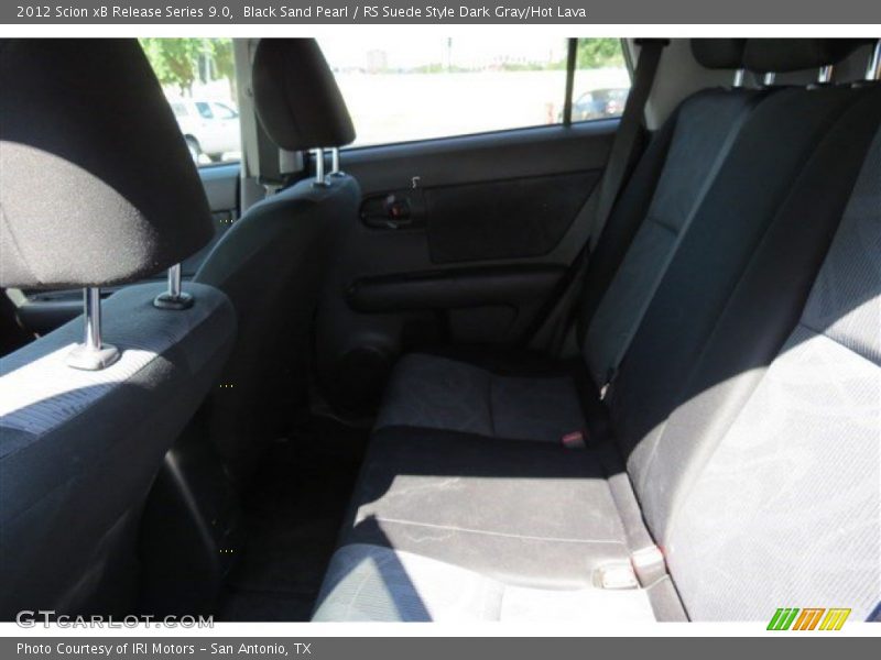 Black Sand Pearl / RS Suede Style Dark Gray/Hot Lava 2012 Scion xB Release Series 9.0