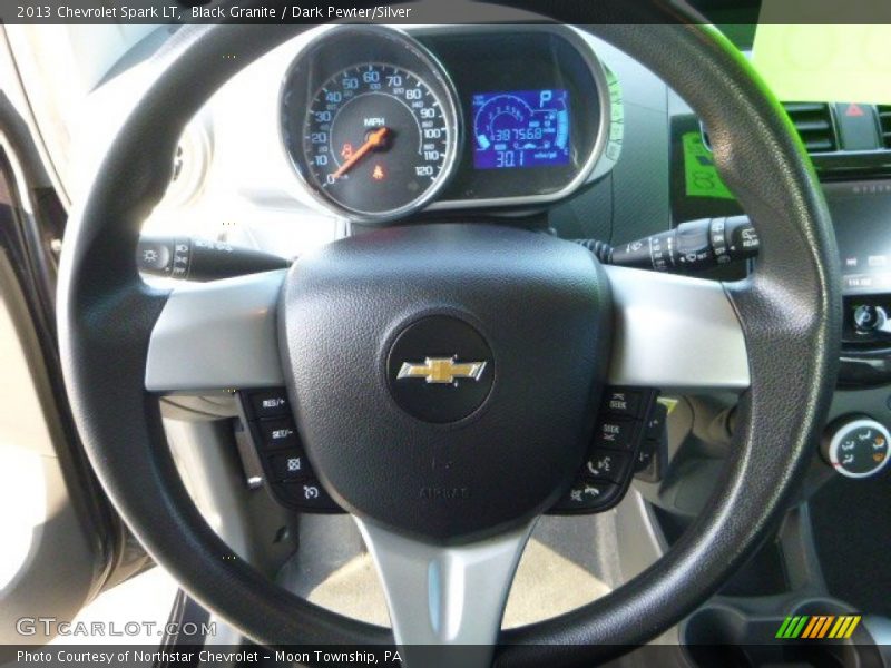 Black Granite / Dark Pewter/Silver 2013 Chevrolet Spark LT