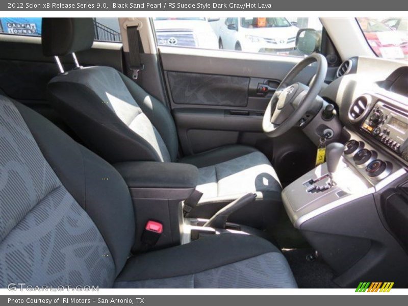 Black Sand Pearl / RS Suede Style Dark Gray/Hot Lava 2012 Scion xB Release Series 9.0