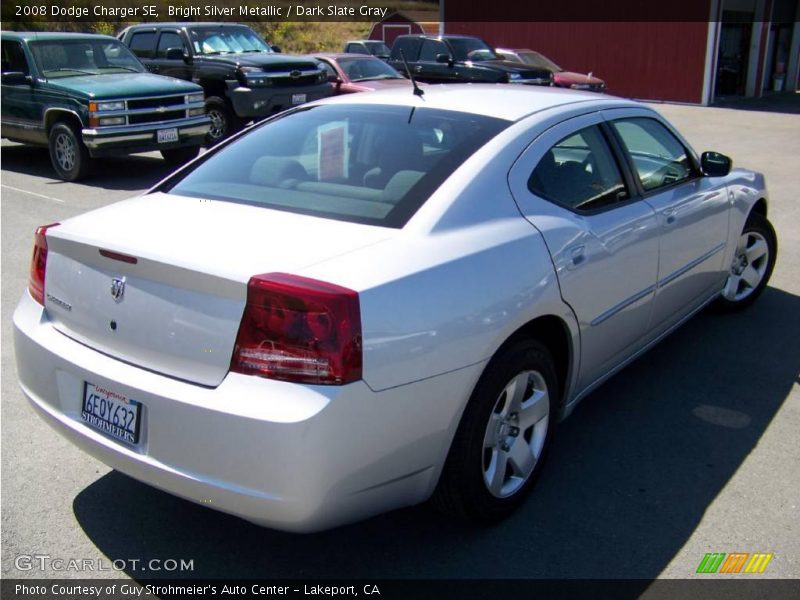 Bright Silver Metallic / Dark Slate Gray 2008 Dodge Charger SE