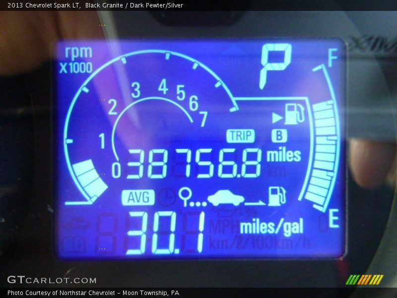 Black Granite / Dark Pewter/Silver 2013 Chevrolet Spark LT