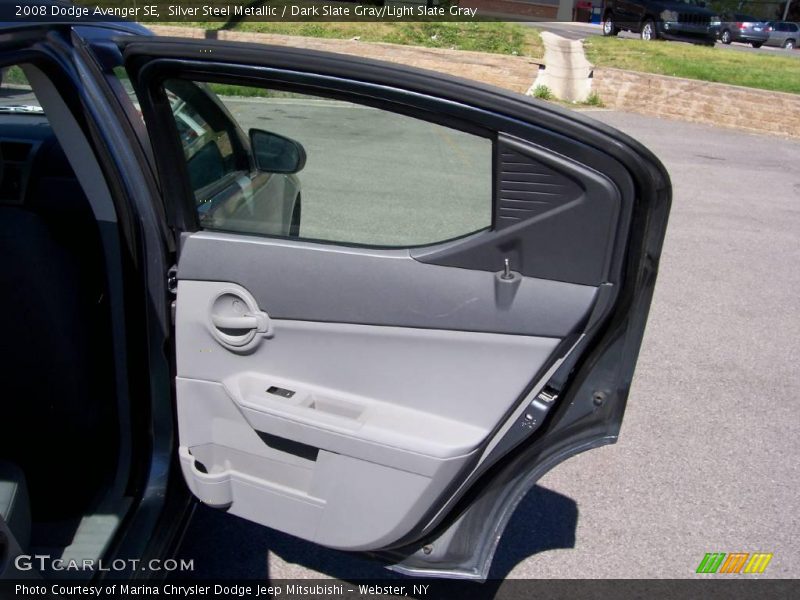 Silver Steel Metallic / Dark Slate Gray/Light Slate Gray 2008 Dodge Avenger SE