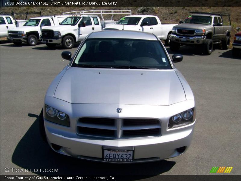 Bright Silver Metallic / Dark Slate Gray 2008 Dodge Charger SE