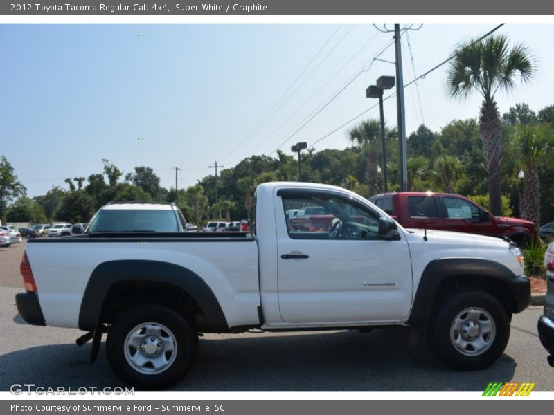 Super White / Graphite 2012 Toyota Tacoma Regular Cab 4x4