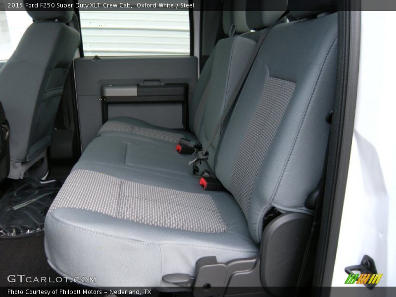 Oxford White / Steel 2015 Ford F250 Super Duty XLT Crew Cab