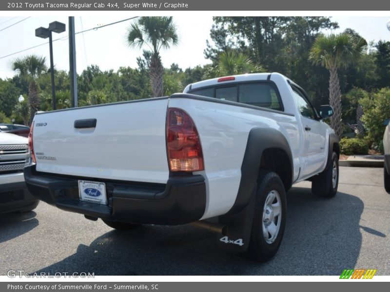 Super White / Graphite 2012 Toyota Tacoma Regular Cab 4x4