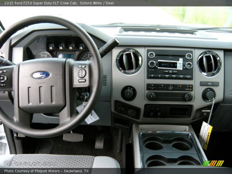 Controls of 2015 F250 Super Duty XLT Crew Cab