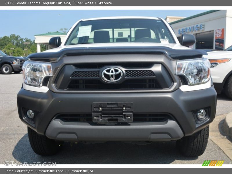 Super White / Graphite 2012 Toyota Tacoma Regular Cab 4x4