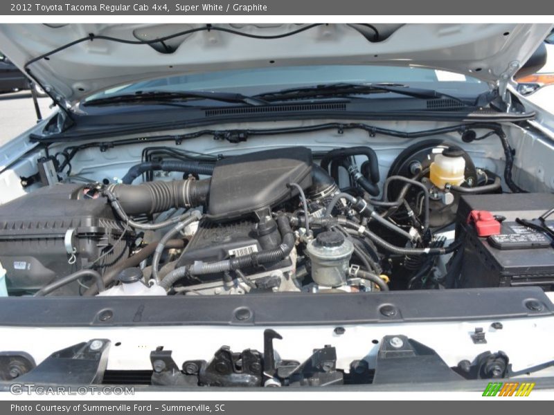 Super White / Graphite 2012 Toyota Tacoma Regular Cab 4x4