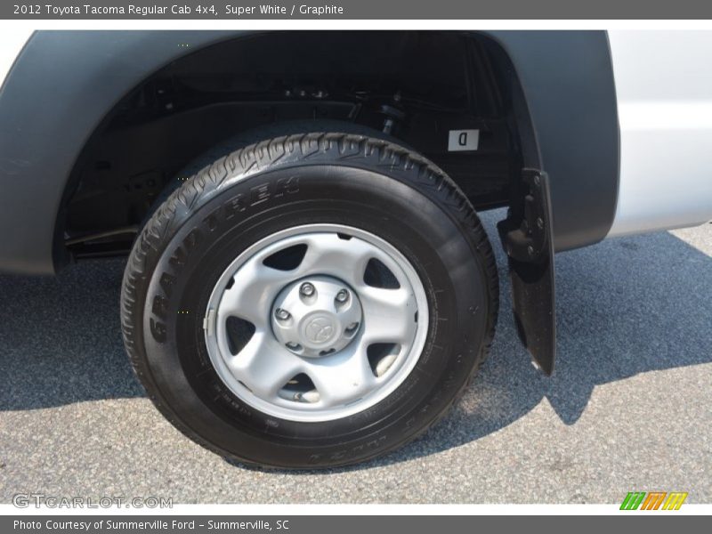 Super White / Graphite 2012 Toyota Tacoma Regular Cab 4x4