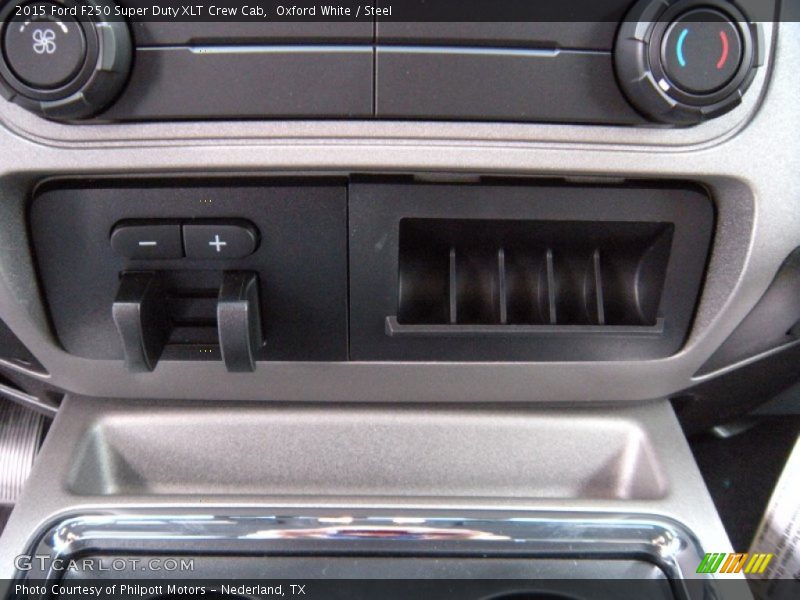 Oxford White / Steel 2015 Ford F250 Super Duty XLT Crew Cab