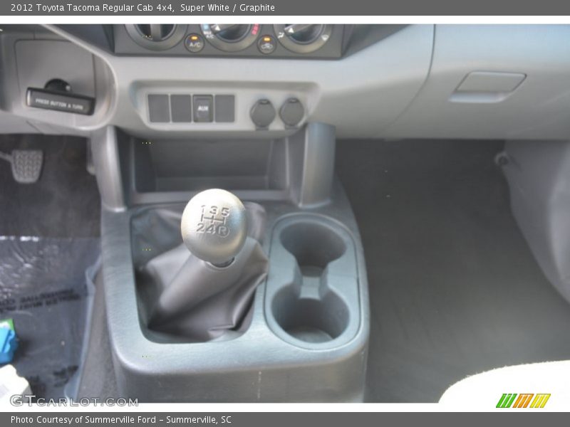 Super White / Graphite 2012 Toyota Tacoma Regular Cab 4x4