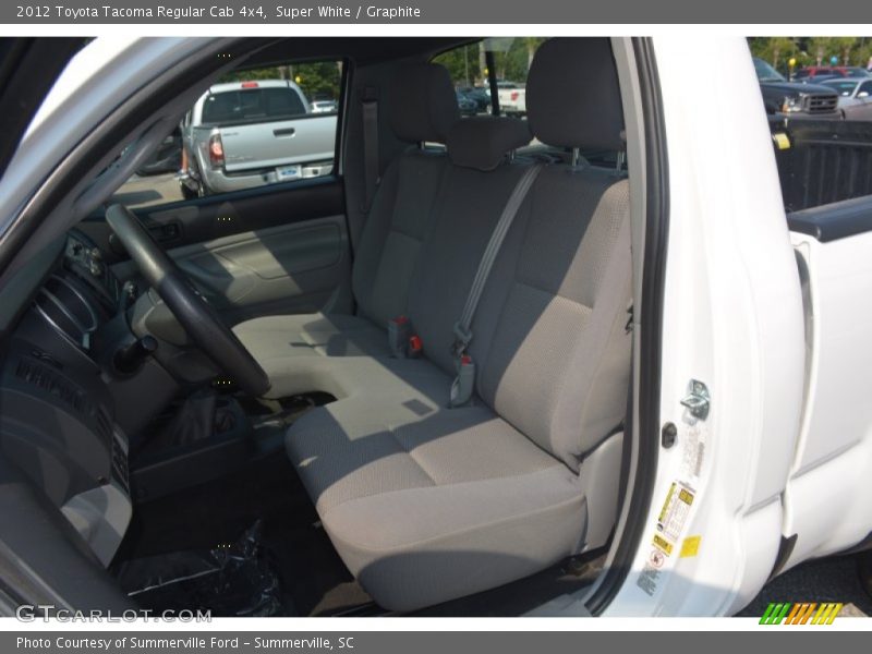 Super White / Graphite 2012 Toyota Tacoma Regular Cab 4x4