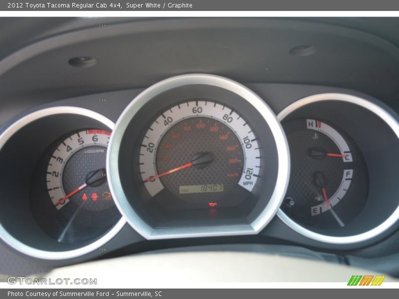 Super White / Graphite 2012 Toyota Tacoma Regular Cab 4x4