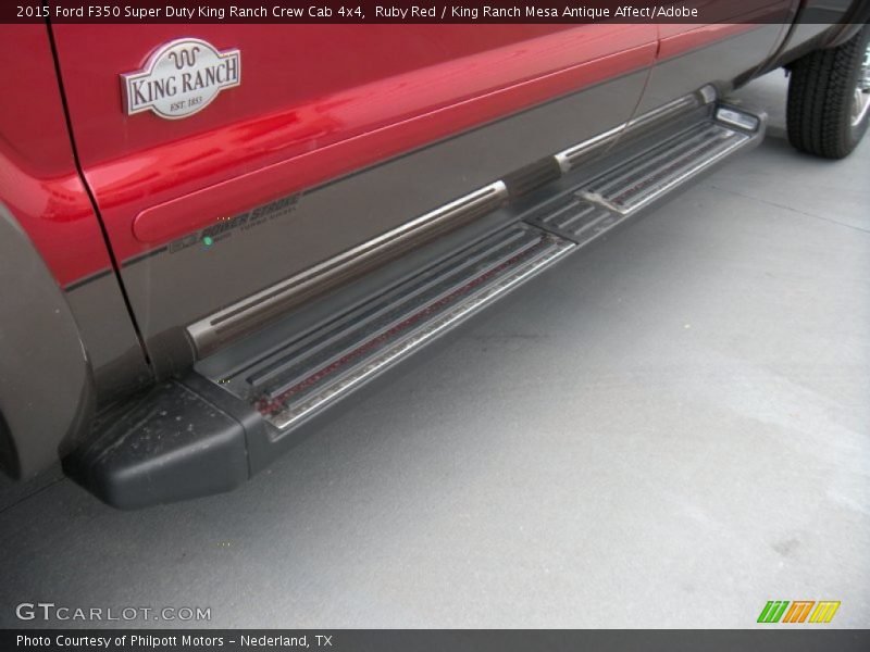 Ruby Red / King Ranch Mesa Antique Affect/Adobe 2015 Ford F350 Super Duty King Ranch Crew Cab 4x4
