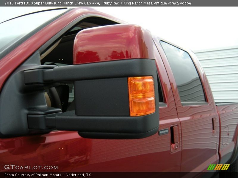 Ruby Red / King Ranch Mesa Antique Affect/Adobe 2015 Ford F350 Super Duty King Ranch Crew Cab 4x4