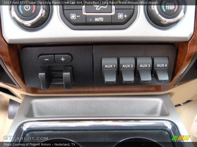 Ruby Red / King Ranch Mesa Antique Affect/Adobe 2015 Ford F350 Super Duty King Ranch Crew Cab 4x4