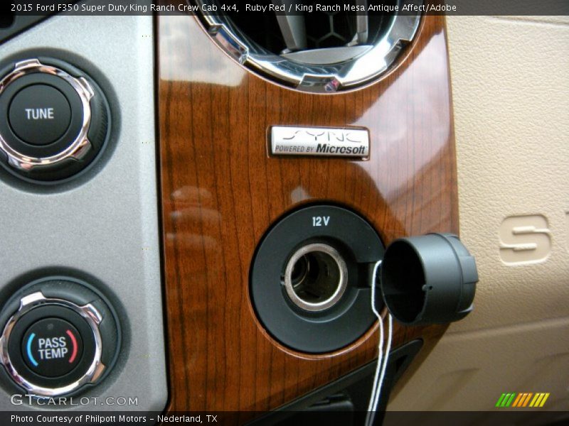 Ruby Red / King Ranch Mesa Antique Affect/Adobe 2015 Ford F350 Super Duty King Ranch Crew Cab 4x4