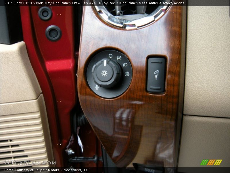 Ruby Red / King Ranch Mesa Antique Affect/Adobe 2015 Ford F350 Super Duty King Ranch Crew Cab 4x4
