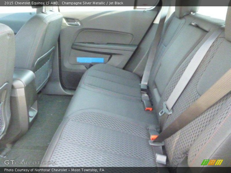 Champagne Silver Metallic / Jet Black 2015 Chevrolet Equinox LS AWD