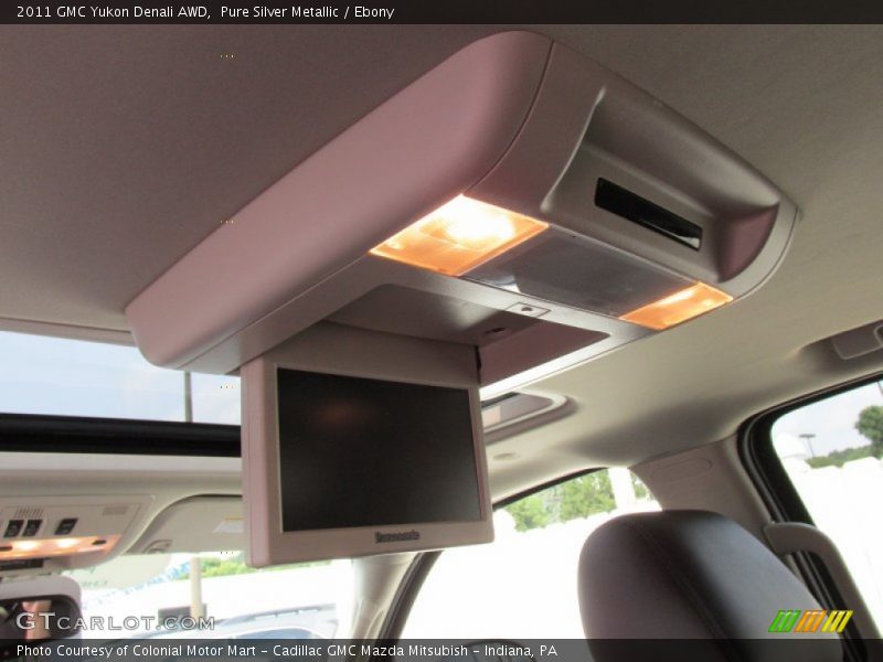 Pure Silver Metallic / Ebony 2011 GMC Yukon Denali AWD