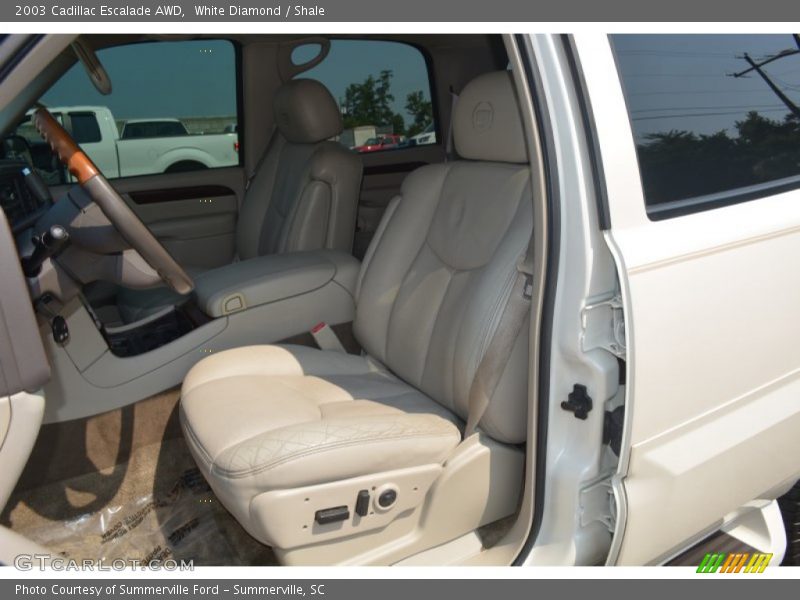 White Diamond / Shale 2003 Cadillac Escalade AWD