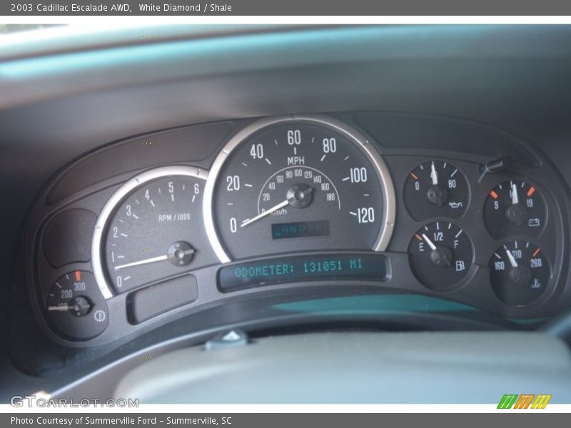 White Diamond / Shale 2003 Cadillac Escalade AWD