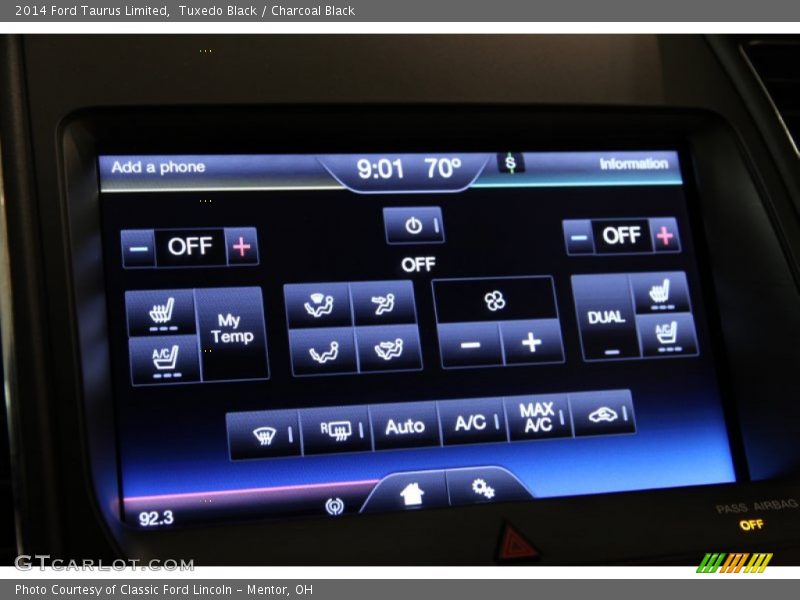 Tuxedo Black / Charcoal Black 2014 Ford Taurus Limited